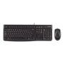 Logitech , LGT-MK120-US , Keyboard and Mouse Set , Wired , Mouse included , US , Black , USB Port , International EER