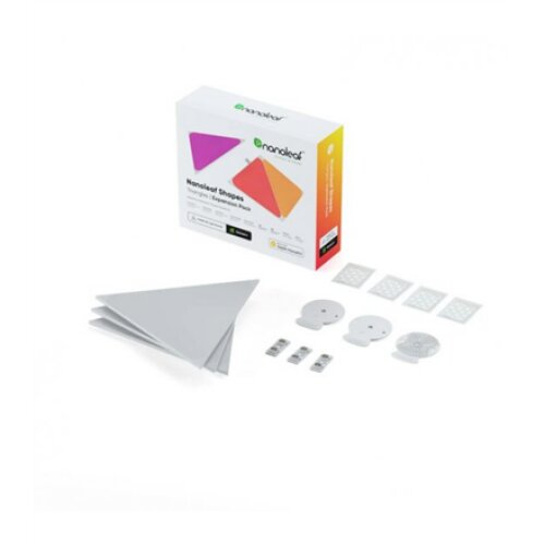 Nanoleaf , Shapes Triangles Expansion Pack (3 panels) , 1 x 1.5 W , 16M+ colours
