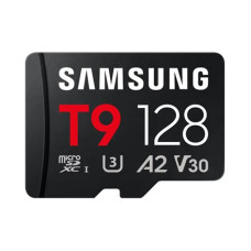Samsung T9 , MicroSD Card , 128 GB , microSDXC , Flash memory class U3, V30, A2 Samsung T9 , MicroSD Card , 128 GB , microSDXC , Flash memory class U3, V30, A2