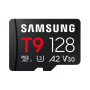 Samsung T9 , MicroSD Card , 128 GB , microSDXC , Flash memory class U3, V30, A2