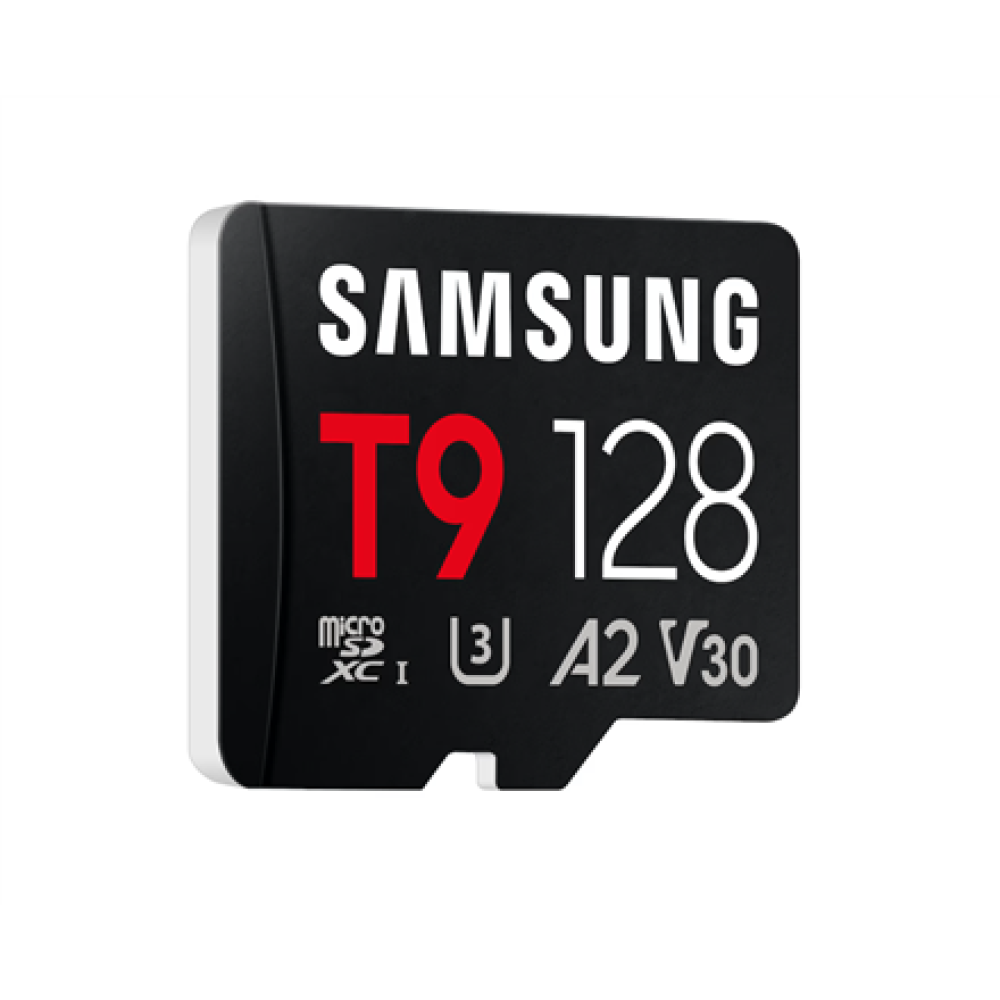 Samsung T9 , MicroSD Card , 128 GB , microSDXC , Flash memory class U3, V30, A2