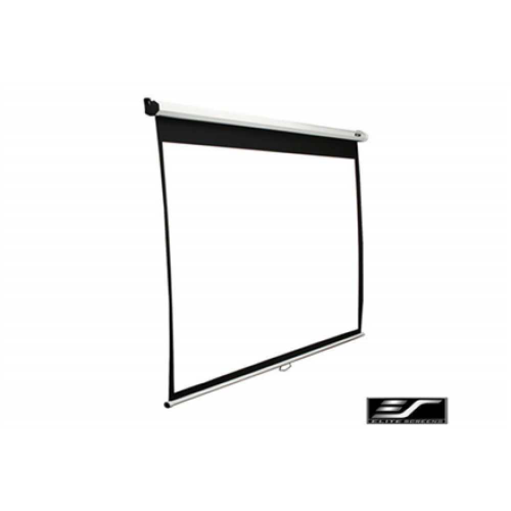 Elite Screens Manual Series M80NWV Diagonal 80 , 4:3, Viewable screen width (W) 163 cm, White
