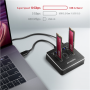 AXAGON , USB-C 3.2 Gen2 - 2x NVMe CLONE DUAL SDD Dock Station , ADSA-M2C