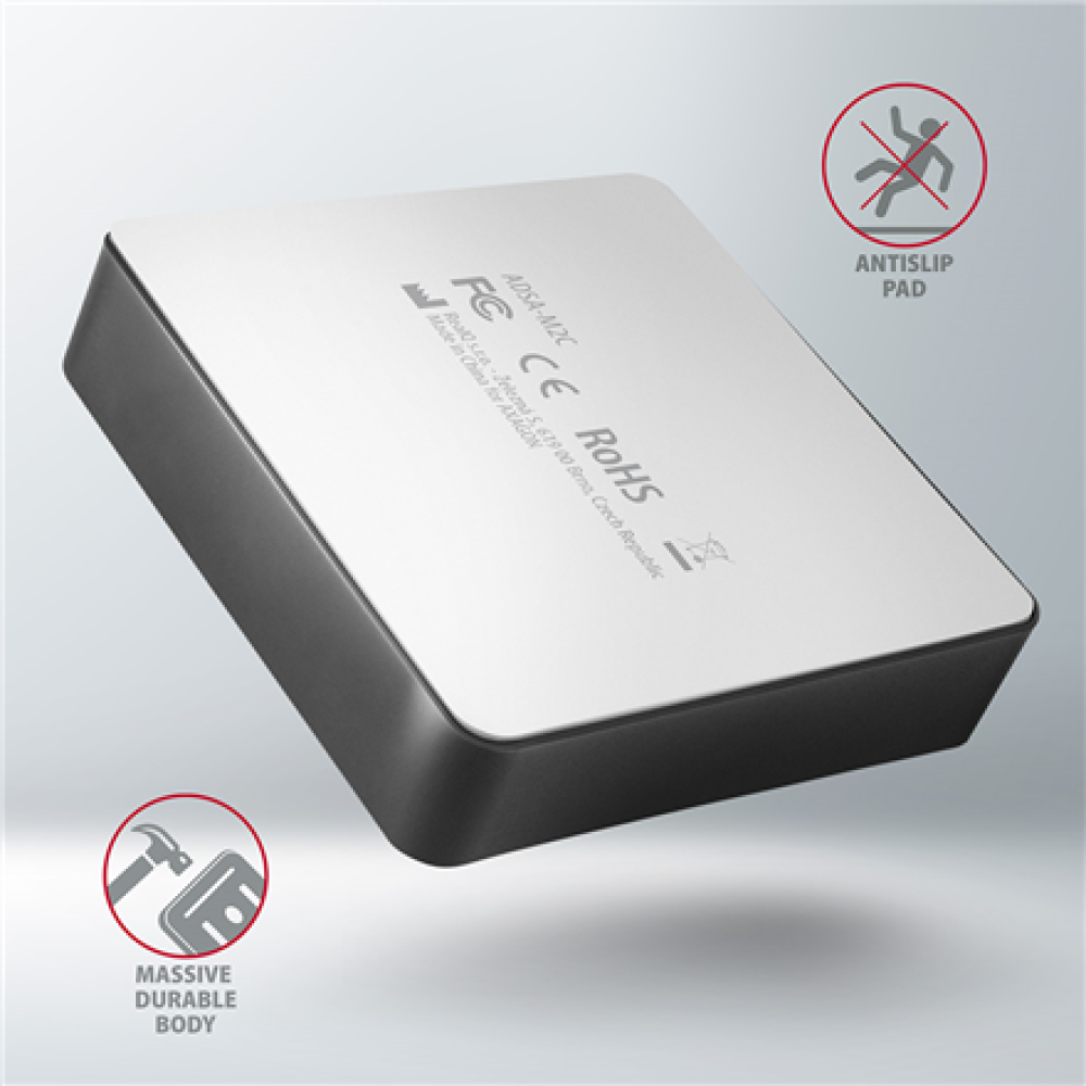 AXAGON , USB-C 3.2 Gen2 - 2x NVMe CLONE DUAL SDD Dock Station , ADSA-M2C