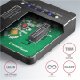 AXAGON , USB-C 3.2 Gen2 - 2x NVMe CLONE DUAL SDD Dock Station , ADSA-M2C