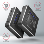 AXAGON , USB-C 3.2 Gen2 - 2x NVMe CLONE DUAL SDD Dock Station , ADSA-M2C