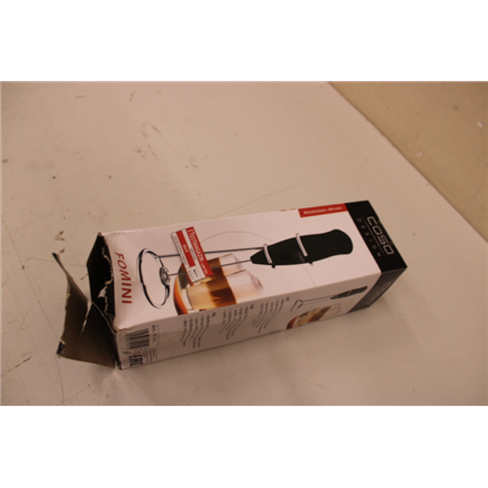 SALE OUT. Caso Fomini Milk frother, Black , Caso , Fomini , Milk frother , Black , DAMAGED PACKAGING