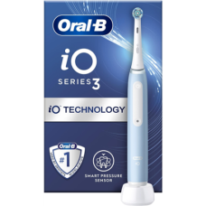 Oral-B , Electric Toothbrush , iO3 Series , Rechargeable , For adults , Number of brush heads included 1 , Number of teeth brushing modes 3 , Ice Blue