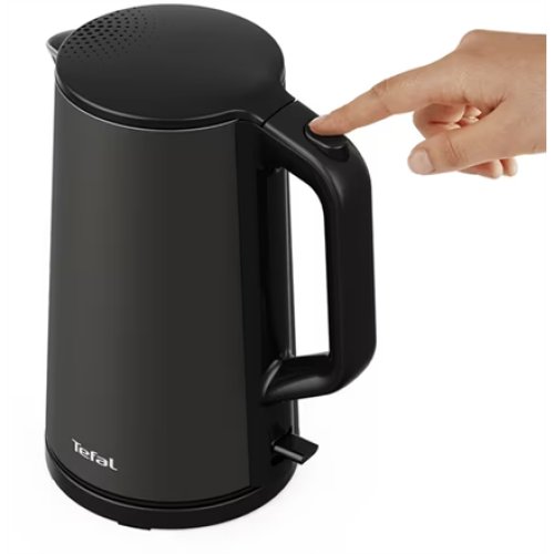 TEFAL , Kettle , KI583E10 , Electric , 2000 W , 1.7 L , Stainless Steel , 360° rotational base , Black