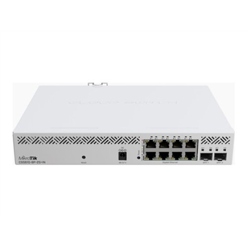 MikroTik , Cloud Router Switch , CSS610-8P-2S+IN , Router Switch , Rack Mountable , Mesh Support No , MU-MiMO No , No mobile broadband , SFP+ ports quantity 2