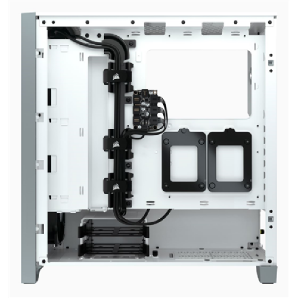 Corsair , Tempered Glass Mid-Tower ATX Case , iCUE 4000X RGB , Side window , White , Mid-Tower , Power supply included No , ATX
