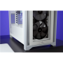 Corsair , Tempered Glass Mid-Tower ATX Case , iCUE 4000X RGB , Side window , White , Mid-Tower , Power supply included No , ATX