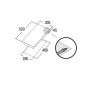 CATA , Hob , GI 3002 X , Gas , Number of burners/cooking zones 2 , Rotary knobs , Stainless steel