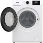 Gorenje Washing machine , W3NGPI72SBS , Energy efficiency class B , Front loading , Washing capacity 7 kg , 1200 RPM , Depth 43.5 cm , Width 59.5 cm , Display , LCD , Steam function