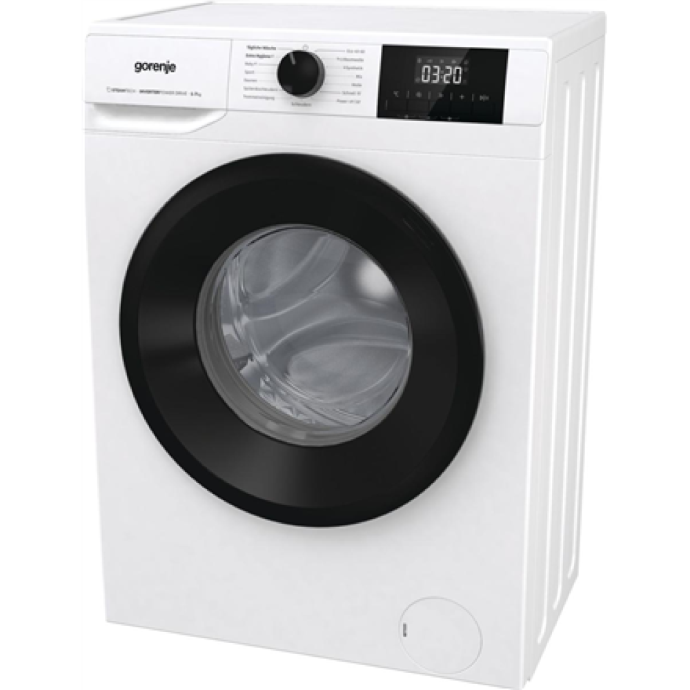 Gorenje Washing machine , W3NGPI72SBS , Energy efficiency class B , Front loading , Washing capacity 7 kg , 1200 RPM , Depth 43.5 cm , Width 59.5 cm , Display , LCD , Steam function