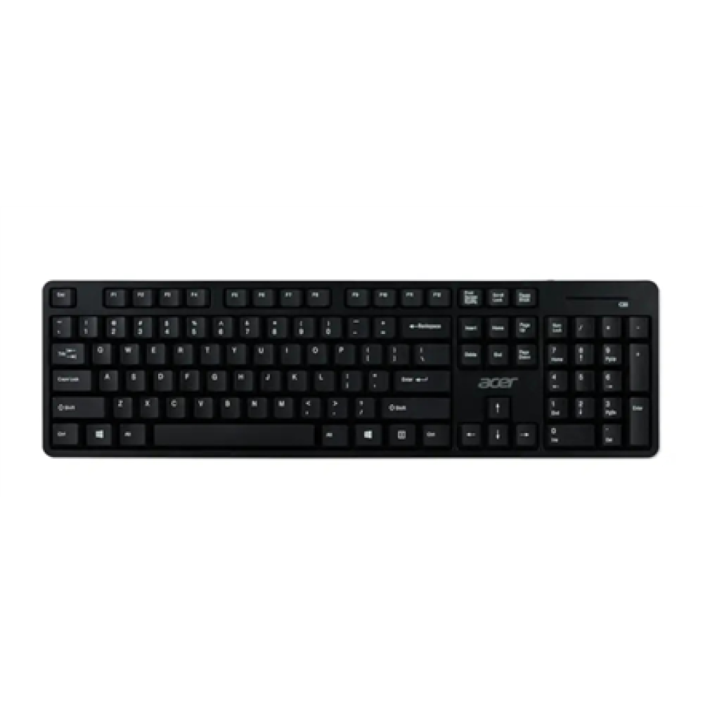Acer Keyboard and Mouse AAK410 (Retail Pack) , Keyboard and Mouse Set , Wireless , US , Black