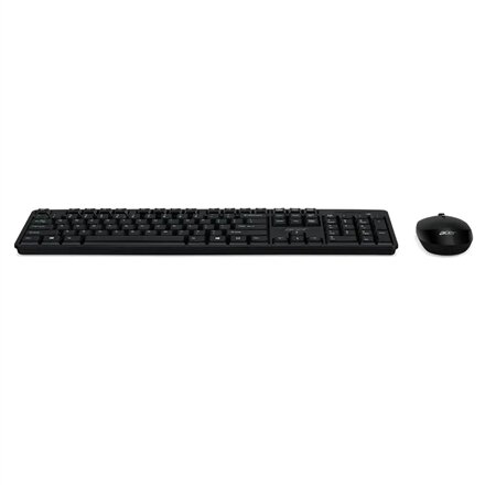 Acer Keyboard and Mouse AAK410 (Retail Pack) , Keyboard and Mouse Set , Wireless , US , Black