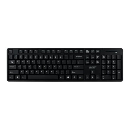 Acer Keyboard and Mouse AAK410 (Retail Pack) , Keyboard and Mouse Set , Wireless , US , Black