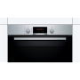 Bosch Oven Serie 2 HBA173BR1S 71 L, Electric, Pyrolysis, Red LED display with knob control, Height 59.4 cm, Width 59.5 cm, Stainless steel