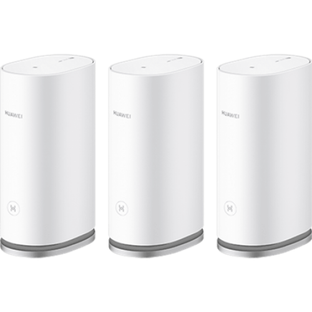 Huawei WiFi Mesh 3 (3-Pack) WS8100-23 802.11ax, 574+2402 Mbit/s, 10/100/1000 Mbit/s, Ethernet LAN (RJ-45) ports 3, Antenna type 4xInternal, 2 GHz/5 GHz