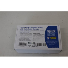 SALE OUT. , Eaton , 10 Port USB Charging Station with Adjustable Storage , U280-010-ST-CEE , 96 W , UNPACKED, SCRATCHED