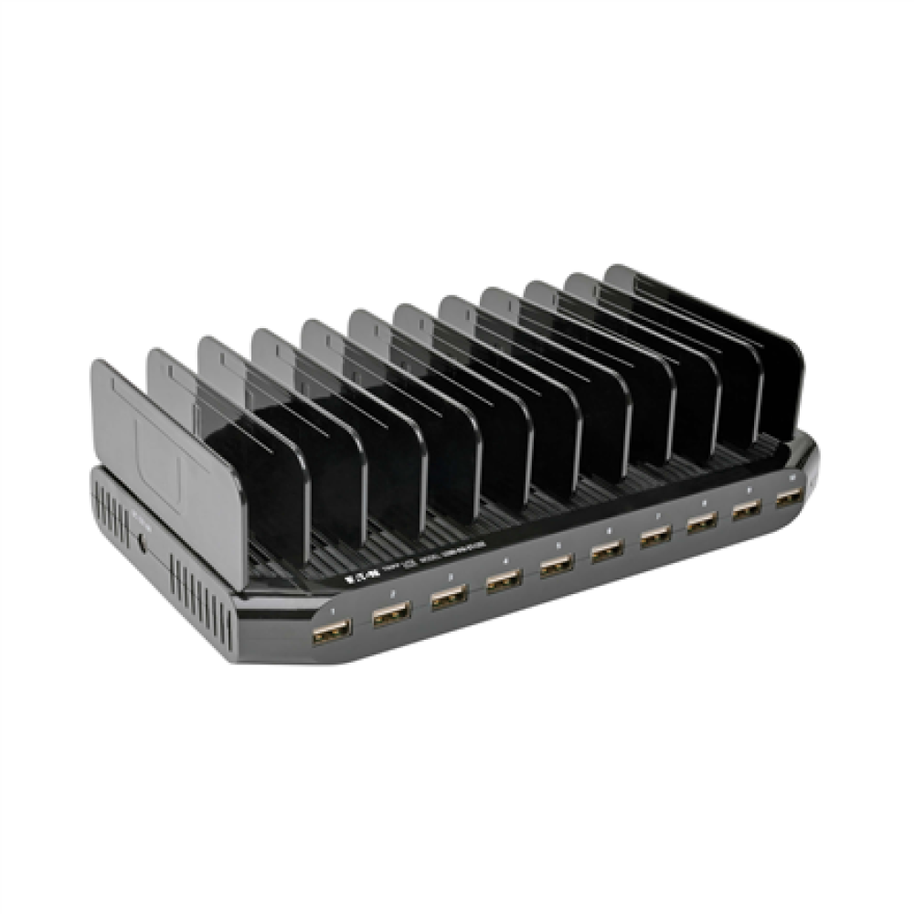 Tripp Lite 10 Port USB Charging Station with Adjustable Storage , U280-010-ST-CEE , UNPACKED, SCRATCHED