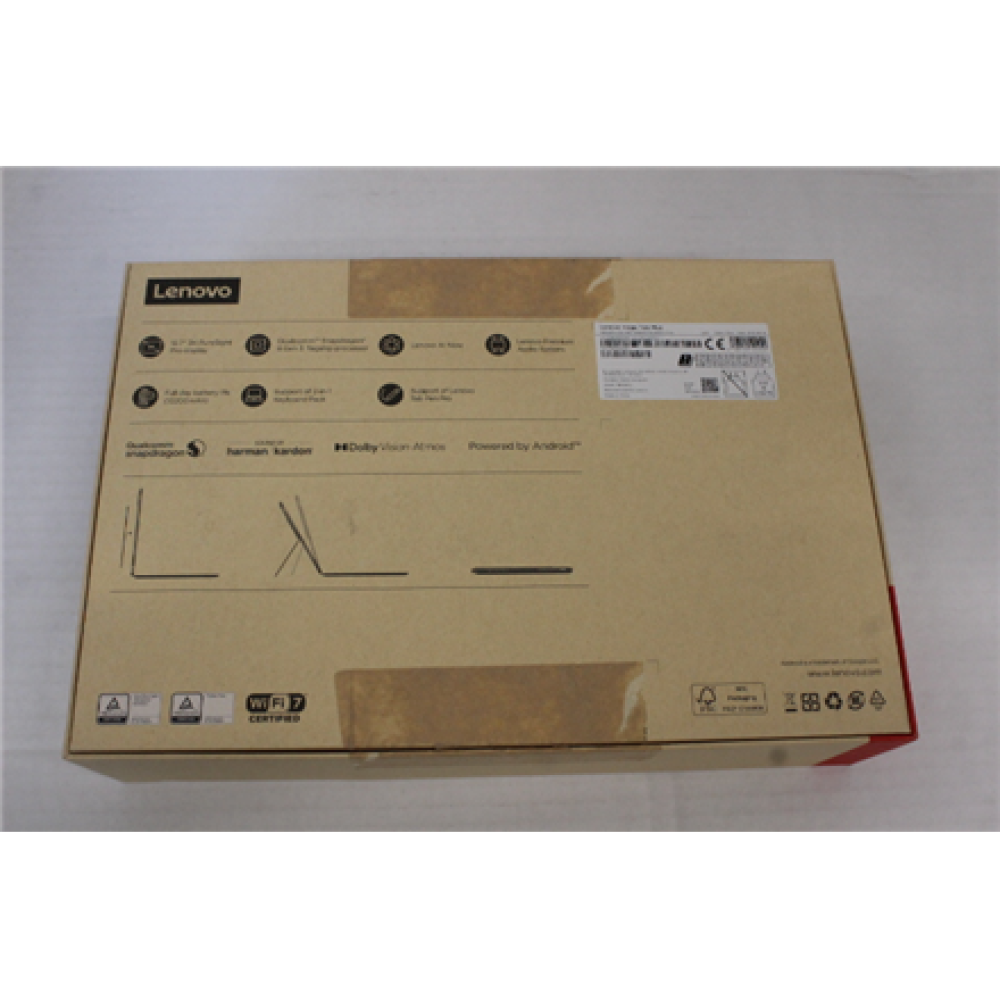 SALE OUT. Lenovo Yoga Tab Plus Gen 3 12.7 2944x1840 LTPS QUALCOMM SNAPDRAGON 8 /16GB/256GB/2Y Warranty , Lenovo , Yoga Tab Plus , TB520FU , 12.7 , LTPS , 2944 x 1840 pixels , Qualcomm , Snapdragon 8 Gen 3 , 16 GB , Soldered LPDDR5x , 256 GB , Wi-Fi , Fron