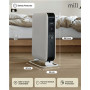 Mill , Heater , AB-H2000DN , Oil Filled Radiator , 2000 W , Number of power levels 3 , Suitable for rooms up to 24-34 m³ , White