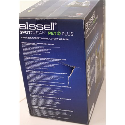 SALE OUT. Bissell SpotClean Pet Plus , Bissell SpotClean Pet Plus Cleaner , 37241 , Corded operating , 330 W , Black/Titanium , 23 month(s) , DAMAGED PACKAGING