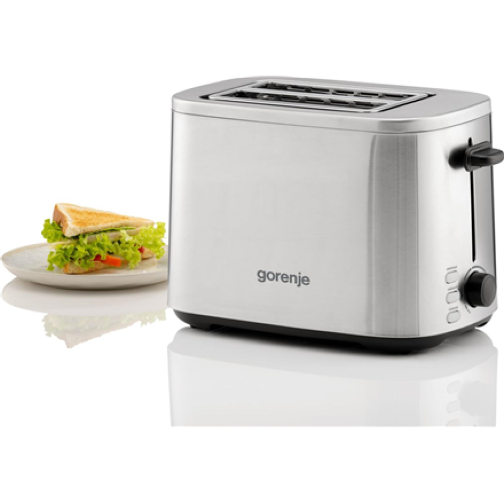 Gorenje Toaster , T800DS , Number of slots 2 , Housing material Stainless steel