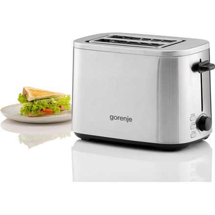 Gorenje Toaster , T800DS , Number of slots 2 , Housing material Stainless steel