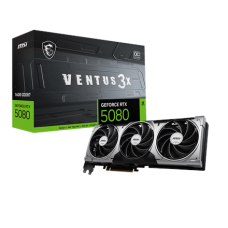 MSI GeForce RTX 5080 16G VENTUS 3X OC , NVIDIA , 16 GB , GeForce RTX 5080 , HDMI ports quantity 1 , PCI Express Gen 5 , Memory clock speed 2655 MHz
