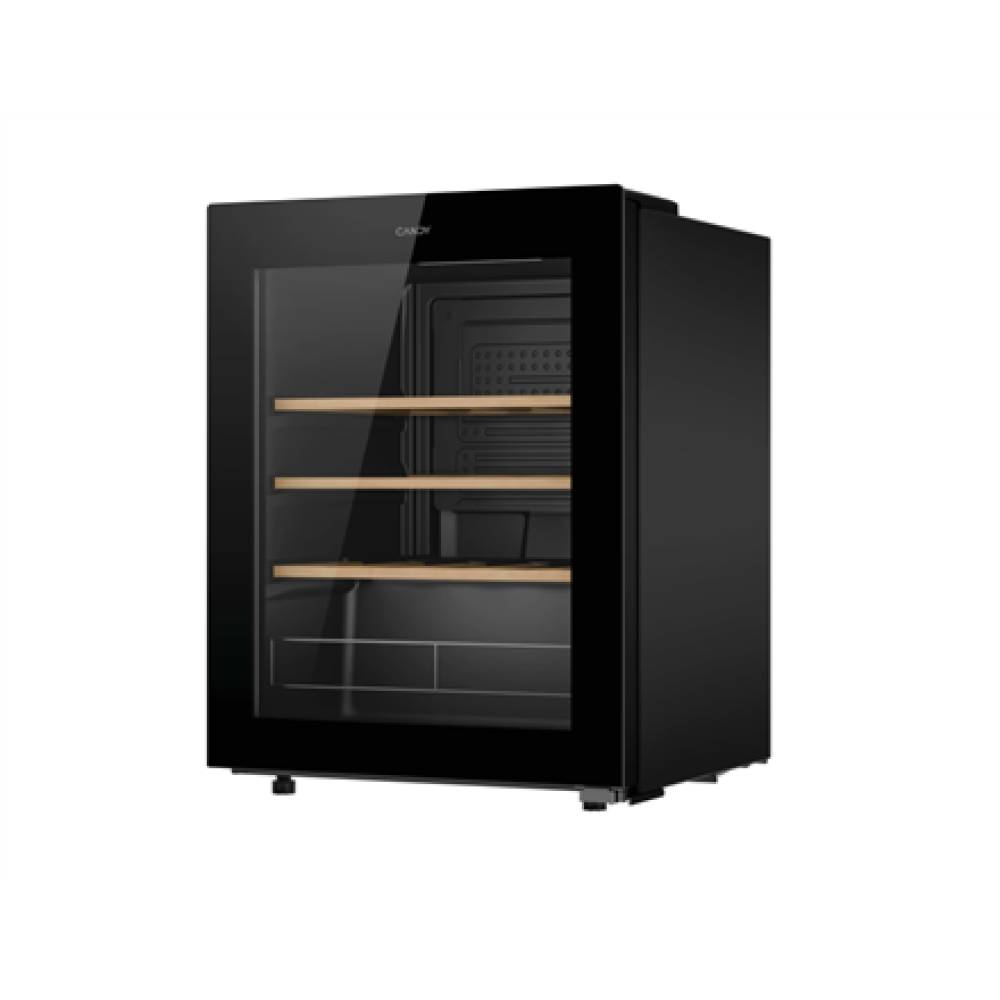 Candy Wine Cooler , CWC023 , Energy efficiency class G , Free standing , Bottles capacity 23 , Black