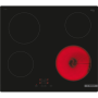 Bosch Hob PKE611BA2E Series 4 Vitroceramic, Number of burners/cooking zones 4, Touch, Black, Made in Germany