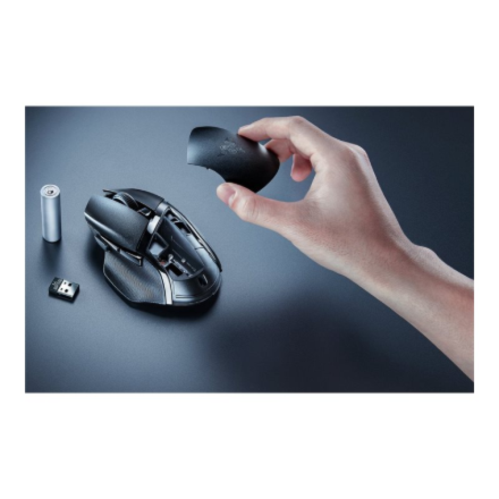 Razer Gaming Mouse , Basilisk V3 X HyperSpeed , Wireless , Bluetooth , White