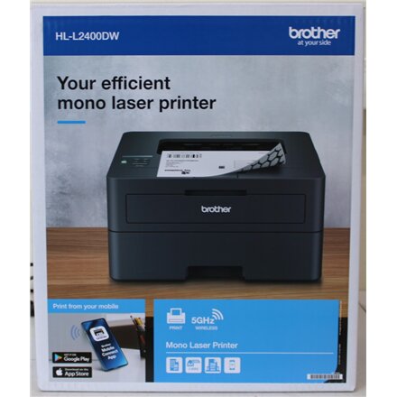 SALE OUT. Brother HL-L2400DW Laser Printer , Brother HL-L2400DW , Mono , Laser , Laser Printer , Wi-Fi , Black , DAMAGED PACKAGING
