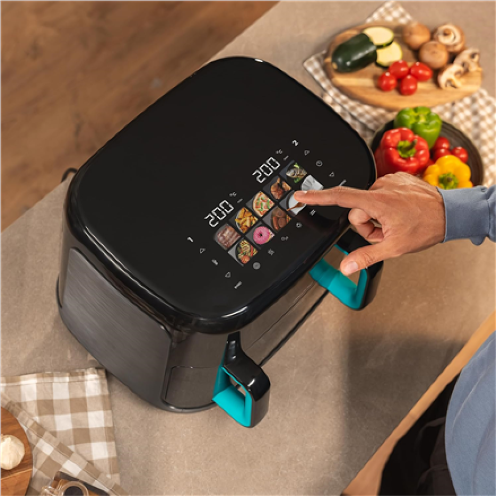 Cecotec Double hot air fryer , Cecofry&Grill SmokinPrime 11000 , Power 2800 W , Capacity 11 L , Black