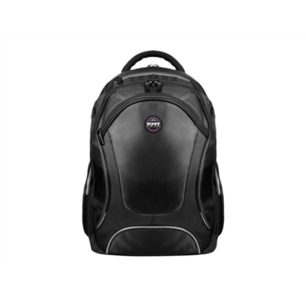 PORT DESIGNS , Courchevel , Fits up to size 17.3 , Backpack , Black , Shoulder strap