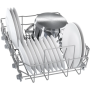 Dishwasher , SPV4HMX10E , Built-in , Width 45 cm , Number of place settings 10 , Number of programs 6 , Energy efficiency class E , Display , AquaStop function , White
