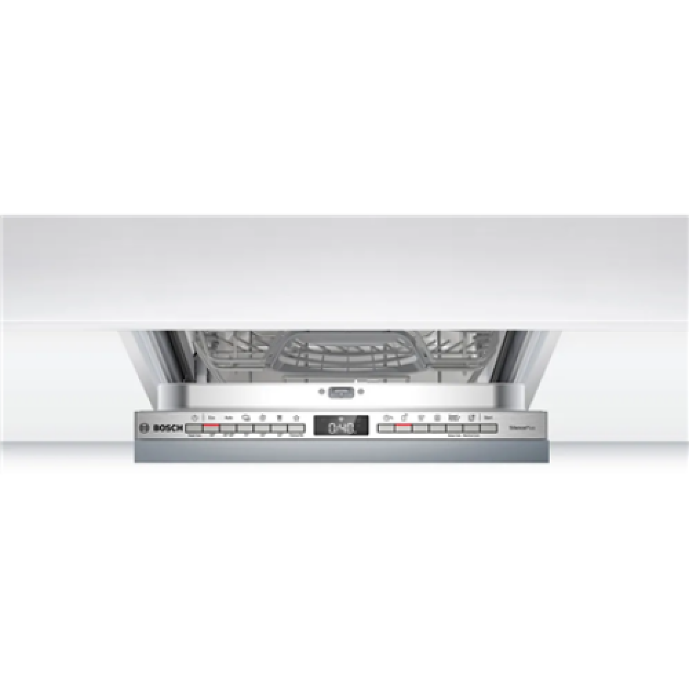Dishwasher , SPV4HMX10E , Built-in , Width 45 cm , Number of place settings 10 , Number of programs 6 , Energy efficiency class E , Display , AquaStop function , White