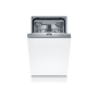Dishwasher , SPV4HMX10E , Built-in , Width 45 cm , Number of place settings 10 , Number of programs 6 , Energy efficiency class E , Display , AquaStop function , White