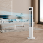 Duux Fan , Elevate , Tower Fan , White , Diameter 29 cm , Number of speeds 12 , Oscillation , 4-40 W