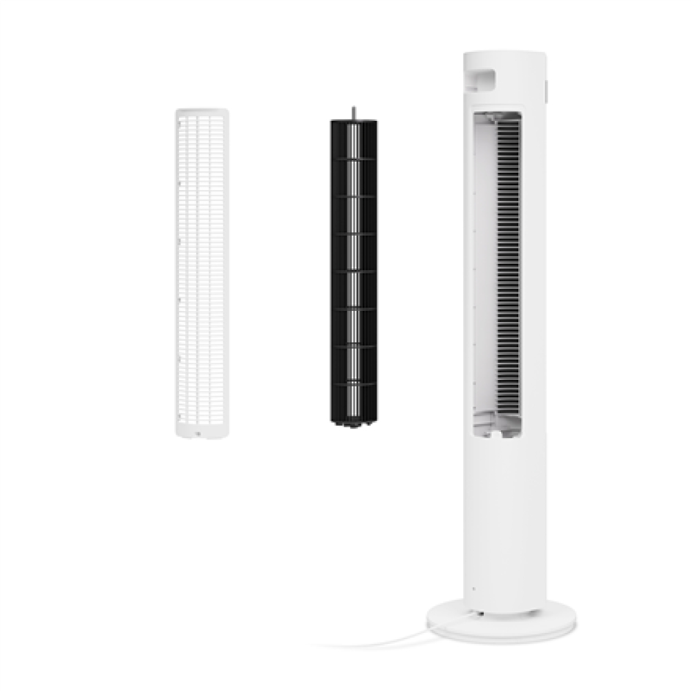 Duux Fan , Elevate , Tower Fan , White , Diameter 29 cm , Number of speeds 12 , Oscillation , 4-40 W