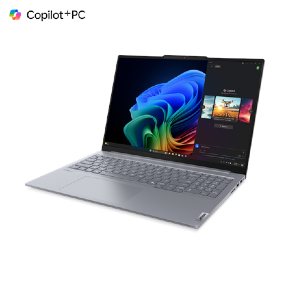 Lenovo ThinkBook 16 G7 QOY , Luna Grey , 16 , IPS , WUXGA , 1920 x 1200 pixels , Anti-glare , Snapdragon X Plus , X1P-42-100 , 16 GB , Soldered LPDDR5x , Solid-state drive capacity 512 GB , Qualcomm Adreno GPU , Windows 11 Pro , 802.11be , Bluetooth versi