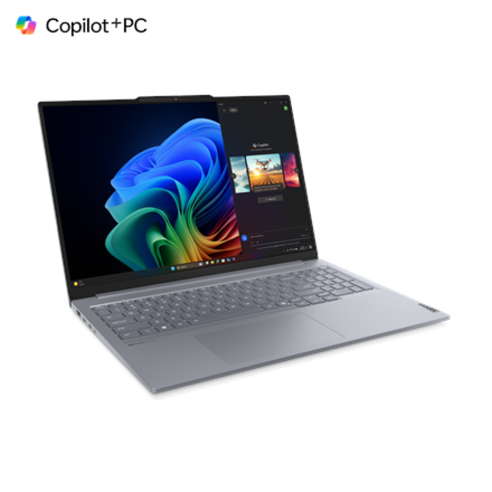Lenovo ThinkBook 16 G7 QOY , Luna Grey , 16 , IPS , WUXGA , 1920 x 1200 pixels , Anti-glare , Snapdragon X Plus , X1P-42-100 , 16 GB , Soldered LPDDR5x , Solid-state drive capacity 512 GB , Qualcomm Adreno GPU , Windows 11 Pro , 802.11be , Bluetooth versi