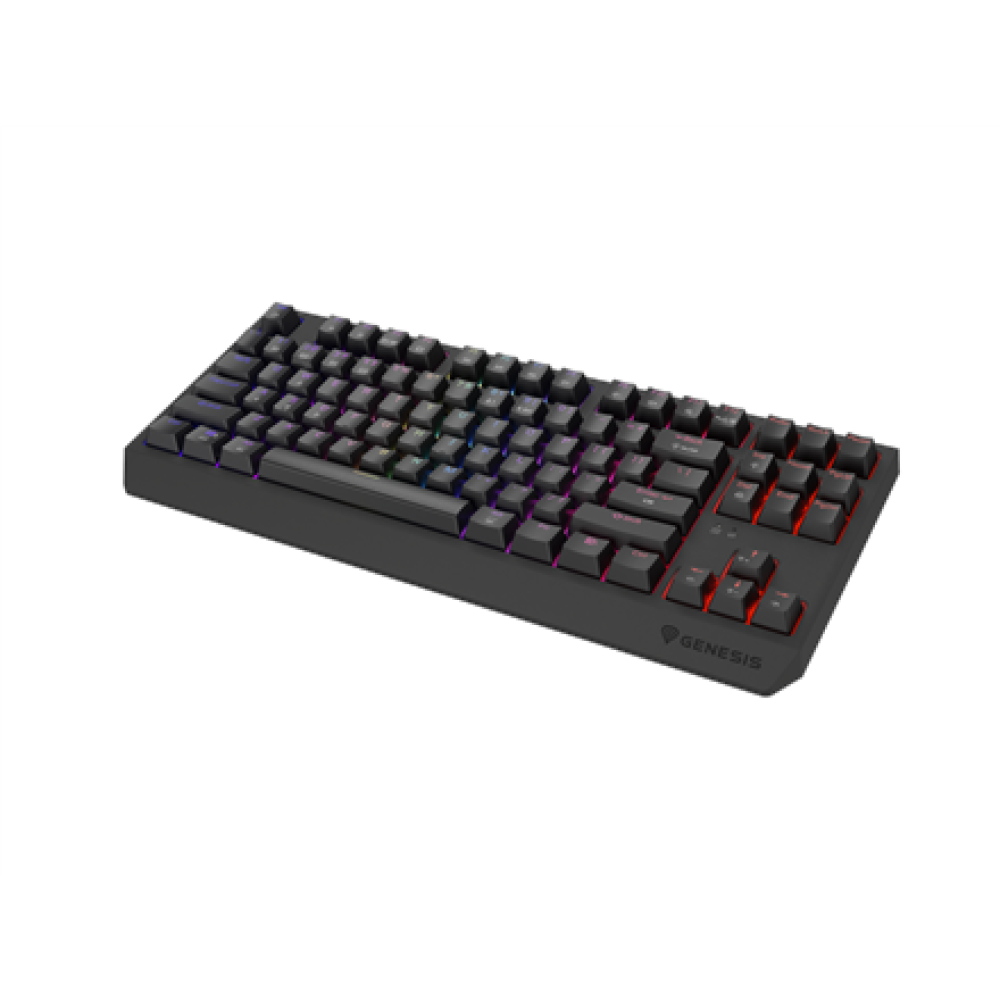 Genesis , THOR 230 , Mechanical Gaming Keyboard , Wireless , US , Black , 2.4 GHz, Bluetooth, USB , Outemu Red