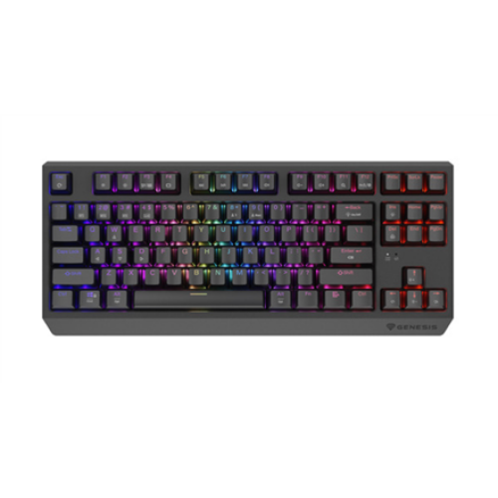 Genesis THOR 230 , Mechanical Gaming Keyboard , Wireless , US , Black , 2.4 GHz, Bluetooth, USB , Outemu Red