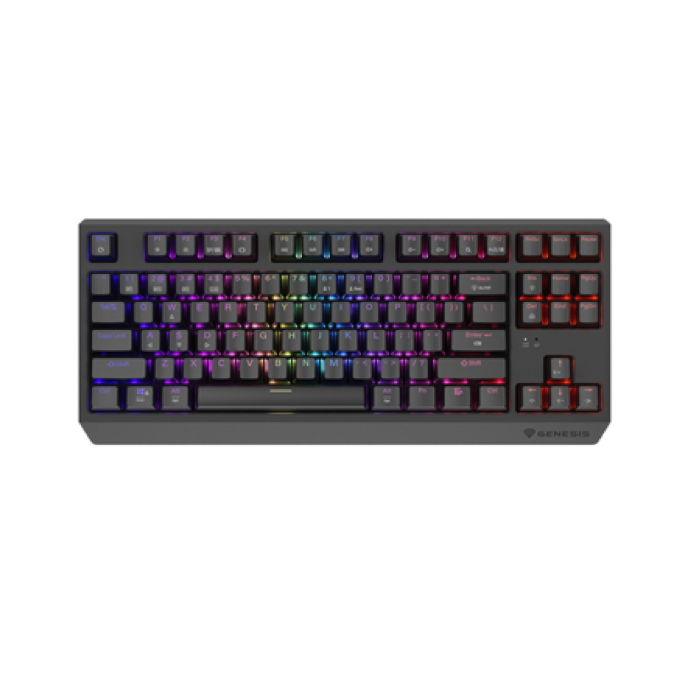 Genesis , THOR 230 , Mechanical Gaming Keyboard , Wireless , US , Black , 2.4 GHz, Bluetooth, USB , Outemu Red