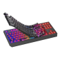 Genesis THOR 230 , Mechanical Gaming Keyboard , Wireless , US , Black , 2.4 GHz, Bluetooth, USB , Outemu Red