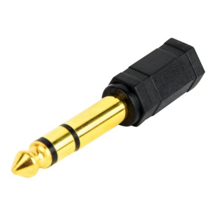 Cablexpert , 6.35 mm to 3.5 mm stereo audio adapter plug , A-6.35M-3.5F , 6.35 mm (M) , 3.5 mm (F)